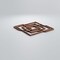 Ekena Millwork Extra Small Norwood Decorative Fretwork Wood Wall Panels, Birch, 7 3/8"W x 7 3/8"H x 3/8"T WALW08X08X0375NWDBI - alternate 2